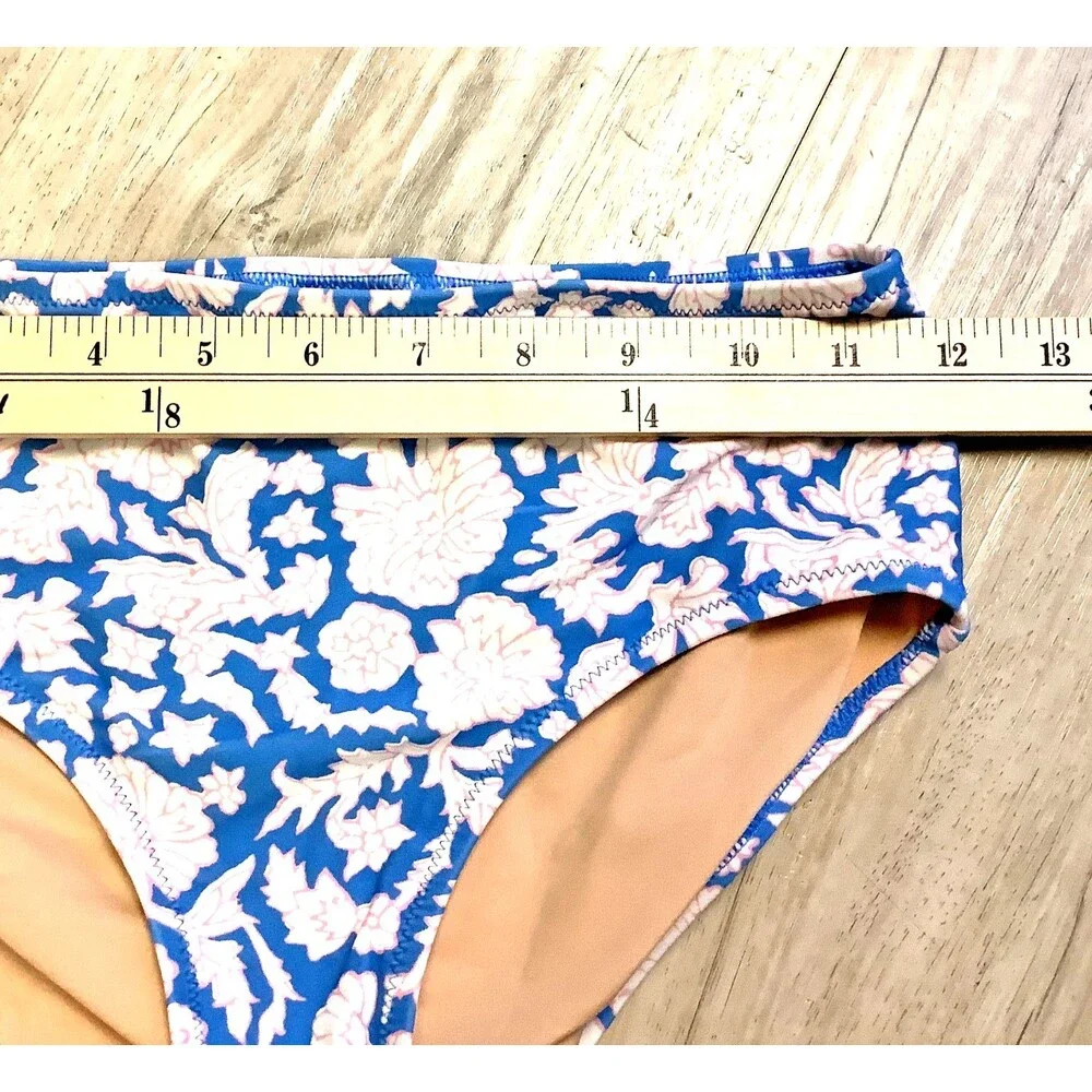 Crew Cuts Swimsuits Size 12 Ruffle Tank Floral SZ Blockprints x J. Crew Bottoms